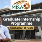 MISA Graduate Internship Programme at Municipal Infrastructure Support Agent, Centurion