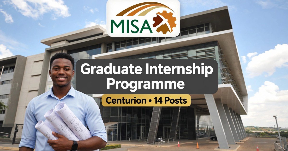MISA Graduate Internship Programme at Municipal Infrastructure Support Agent, Centurion